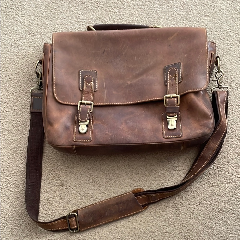 Leather Computer/travel bag